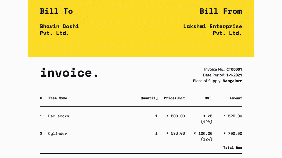 Auto-Generated Invoices