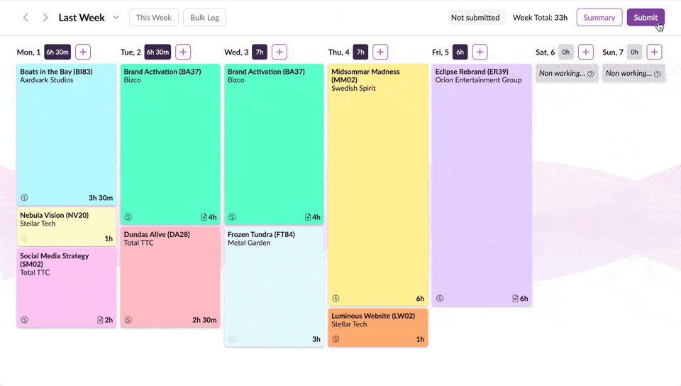 Multi-Level Timesheet Approvals